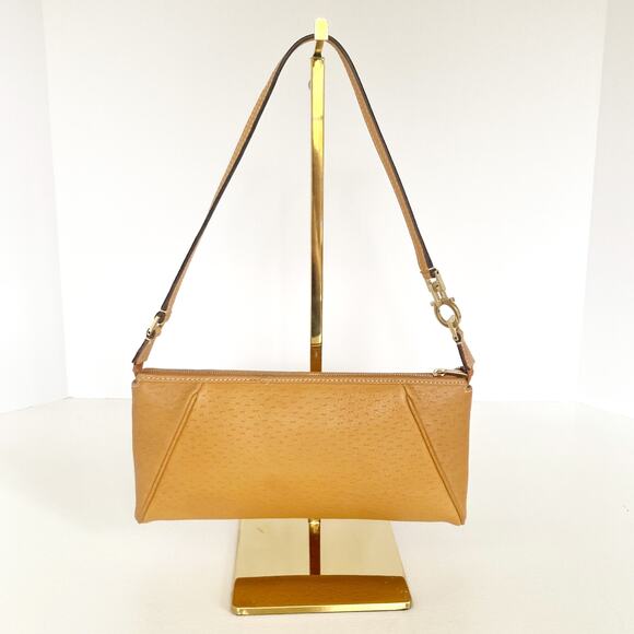 SALVATORE FERRAGAMO Lambskin Gancini Pouch Vintage Shoulder Bag - Picture 6 of 15